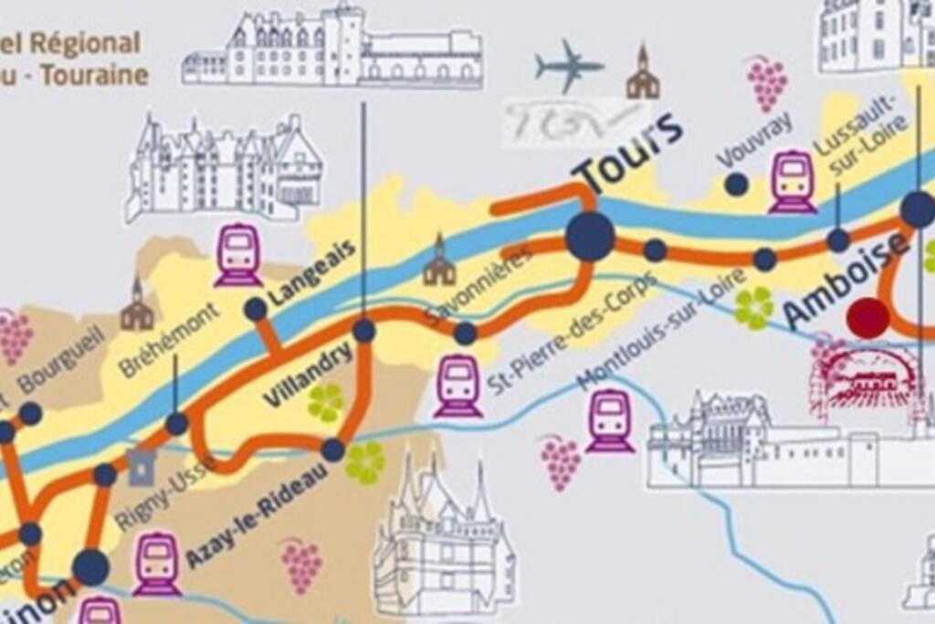 Le Clos Jasmin - Quartier Historique De Montlouis Ngoại thất bức ảnh